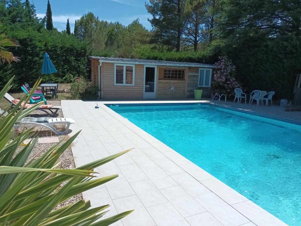 Chalet Banane Devant Piscine, A 6Km Du Festival De Piano De La Roque D'Antheron Rognes Ngoại thất bức ảnh